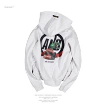 ANB019AW022 ANB UNIVERSITY经典logo印花抓绒卫衣帽衫